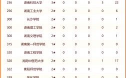 湖南的大學排名
