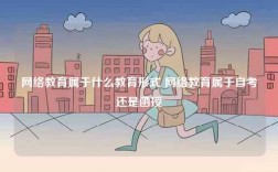 網(wǎng)絡(luò)教育屬于什么教育形式 網(wǎng)絡(luò)教育屬于自考還是函授