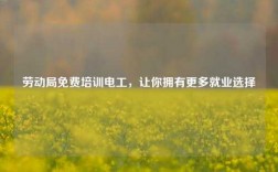 勞動局免費培訓電工，讓你擁有更多就業(yè)選擇