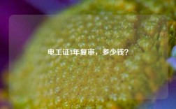 電工證3年復(fù)審，多少錢(qián)？