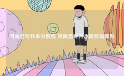 河南省專升本分數(shù)線 河南省專升本院校有哪些