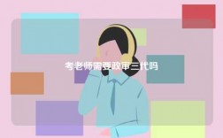 考老師需要政審三代嗎
