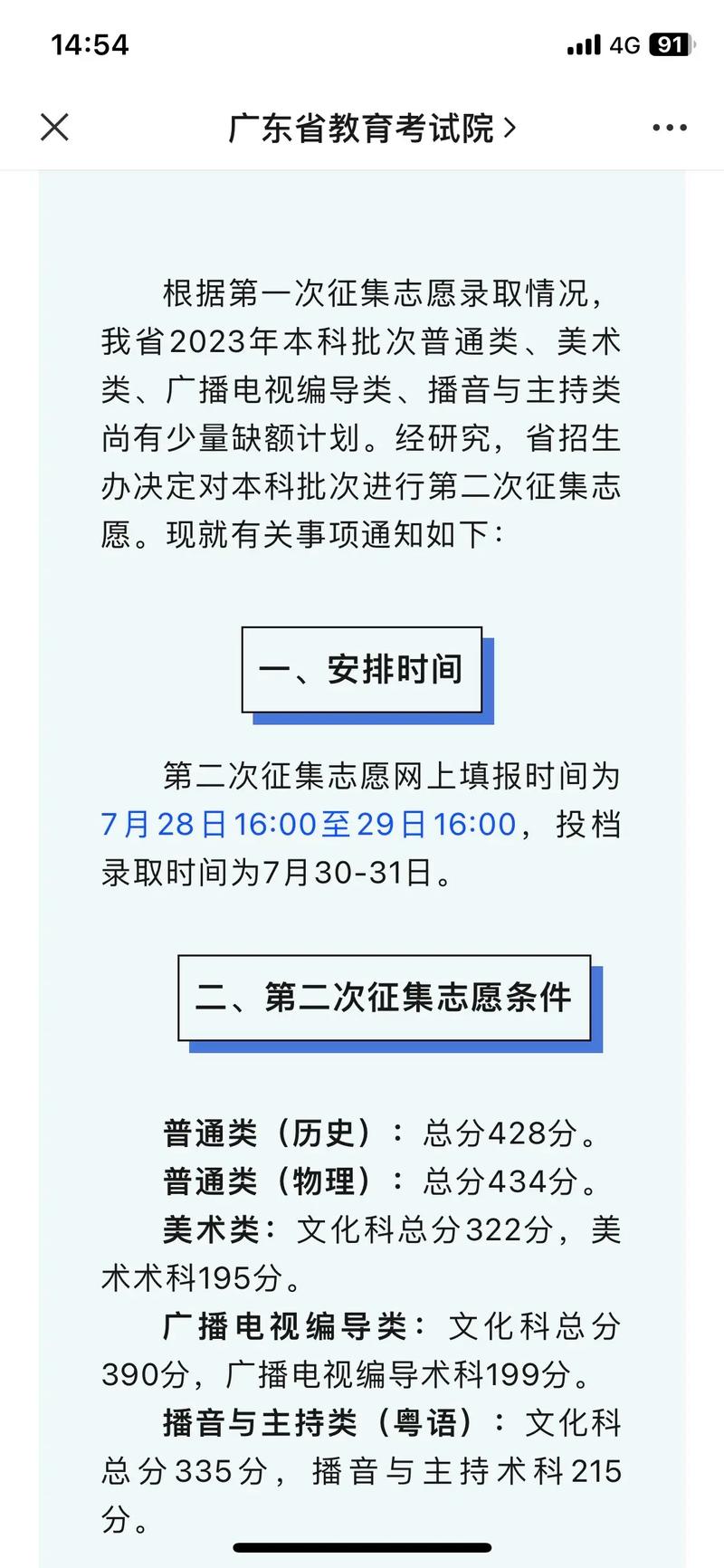 征集志愿有分數限制嗎-圖1