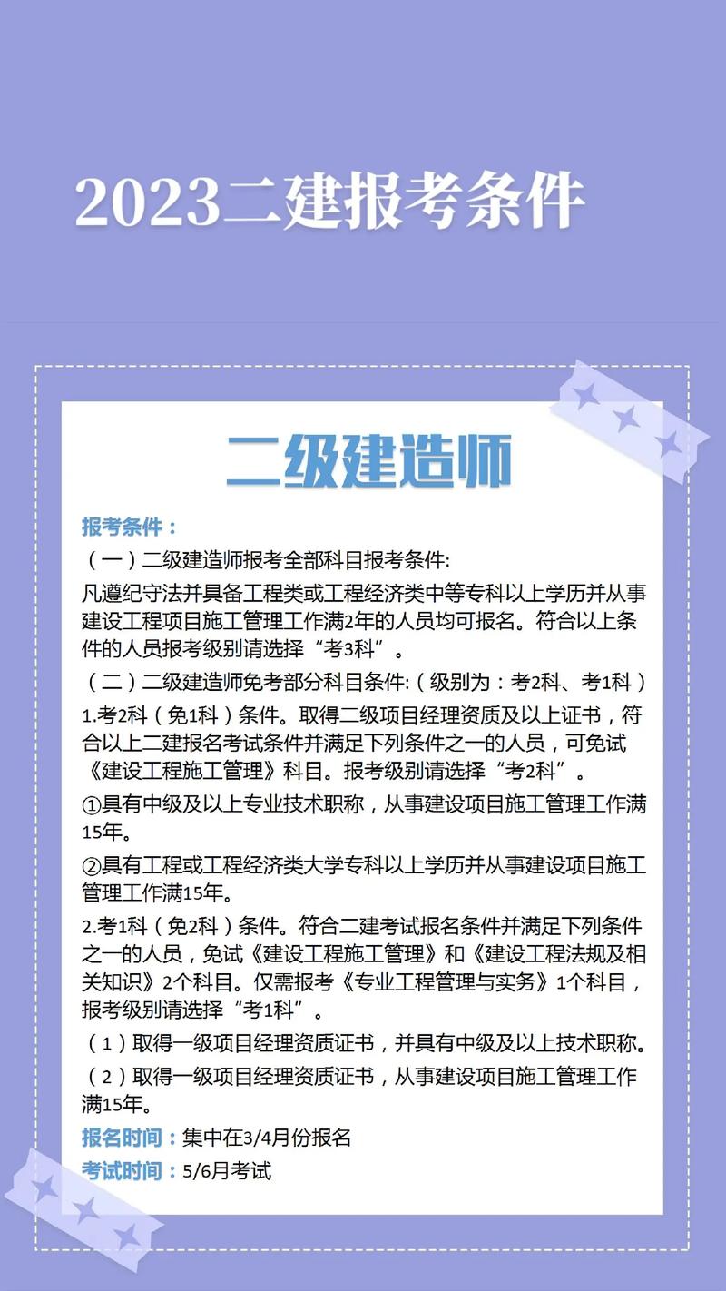 二建的報(bào)名條件-圖1