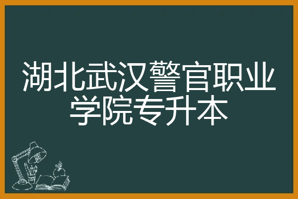 武漢警官職業(yè)學(xué)院專升本-圖1