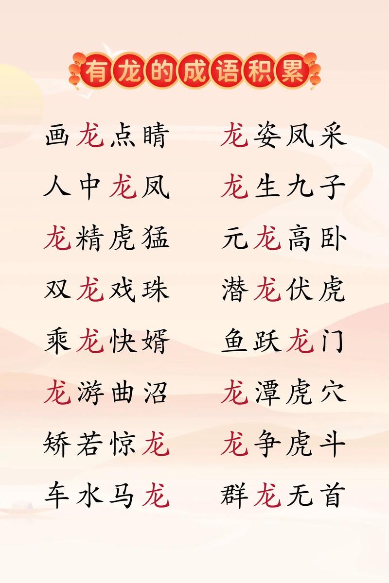與龍有關(guān)的成語-圖1