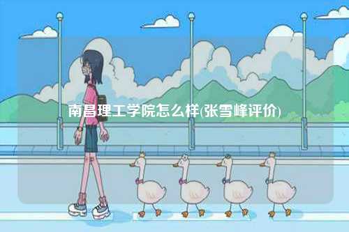 南昌理工學(xué)院怎么樣(張雪峰評價)-圖1